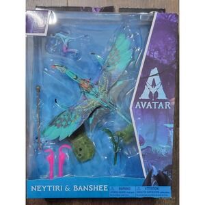 McFarlane Toys Avatar Neytiri & Banshee World of Pandora Action Figure Set